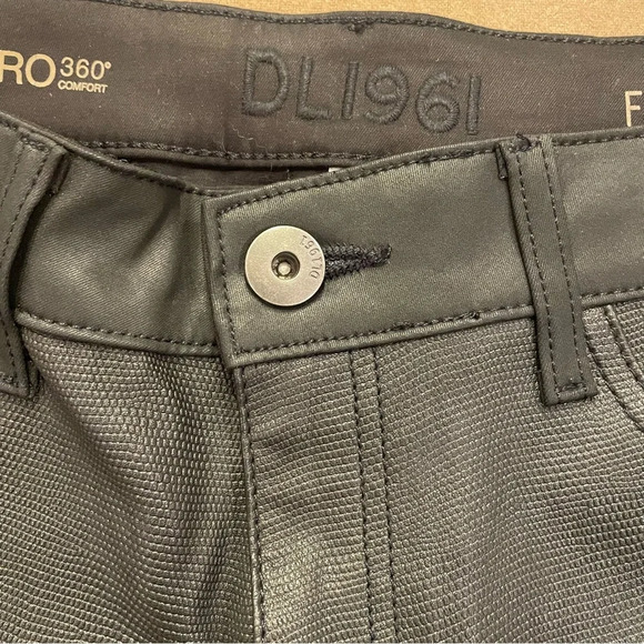 DL1961 Florence Lamb Leather Instasculpt Pants Size 28 - Picture 9 of 16